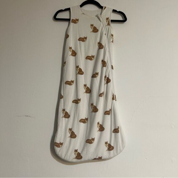 Kyte Baby Bamboo Sleep Bag Wearable Blanket in Fox Print 6-18 Months 1.0 TOG - Picture 1 of 9